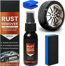 Rust Remover Spray for Metal - 2026 Upgrade Heavy Duty Metal Cleaner for Vehicle