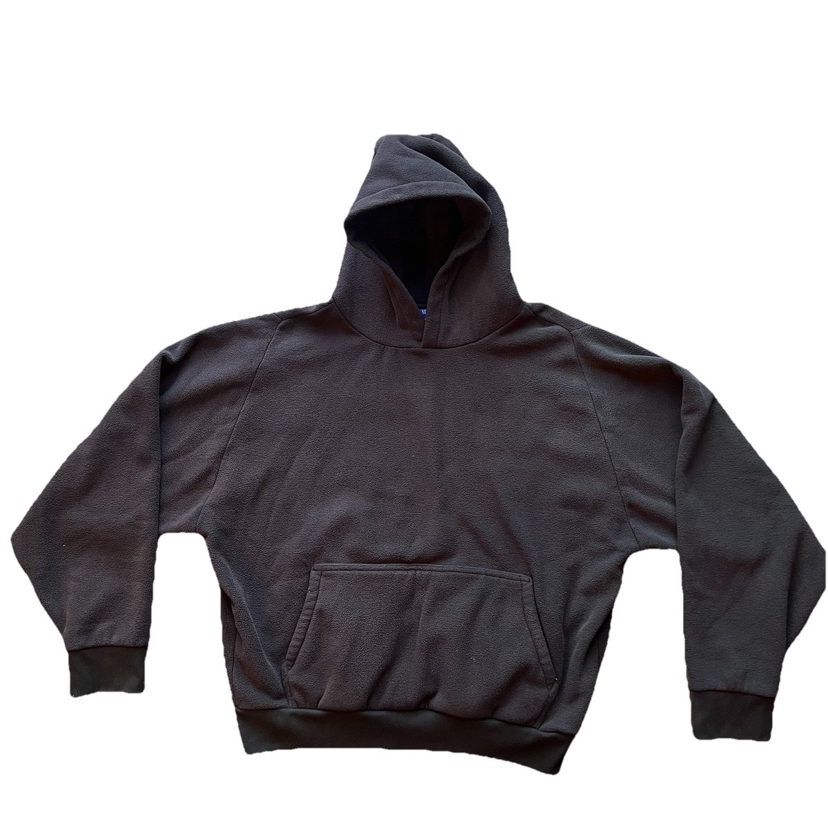 Yeezy Gap Polar Fleece Hoodie Black Unreleased Season YZY Size XL 