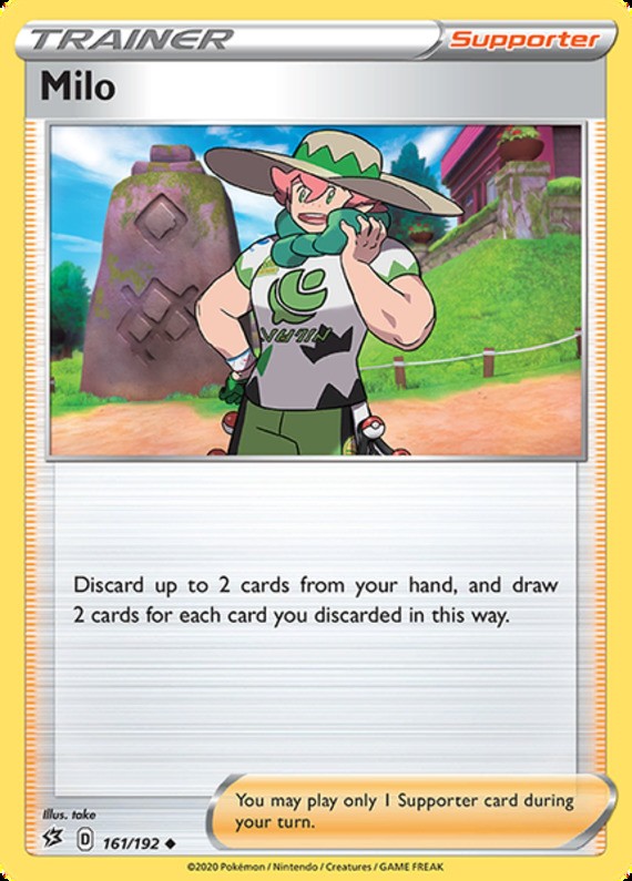 Milo - 161/192 - Uncommon - Lightly Played