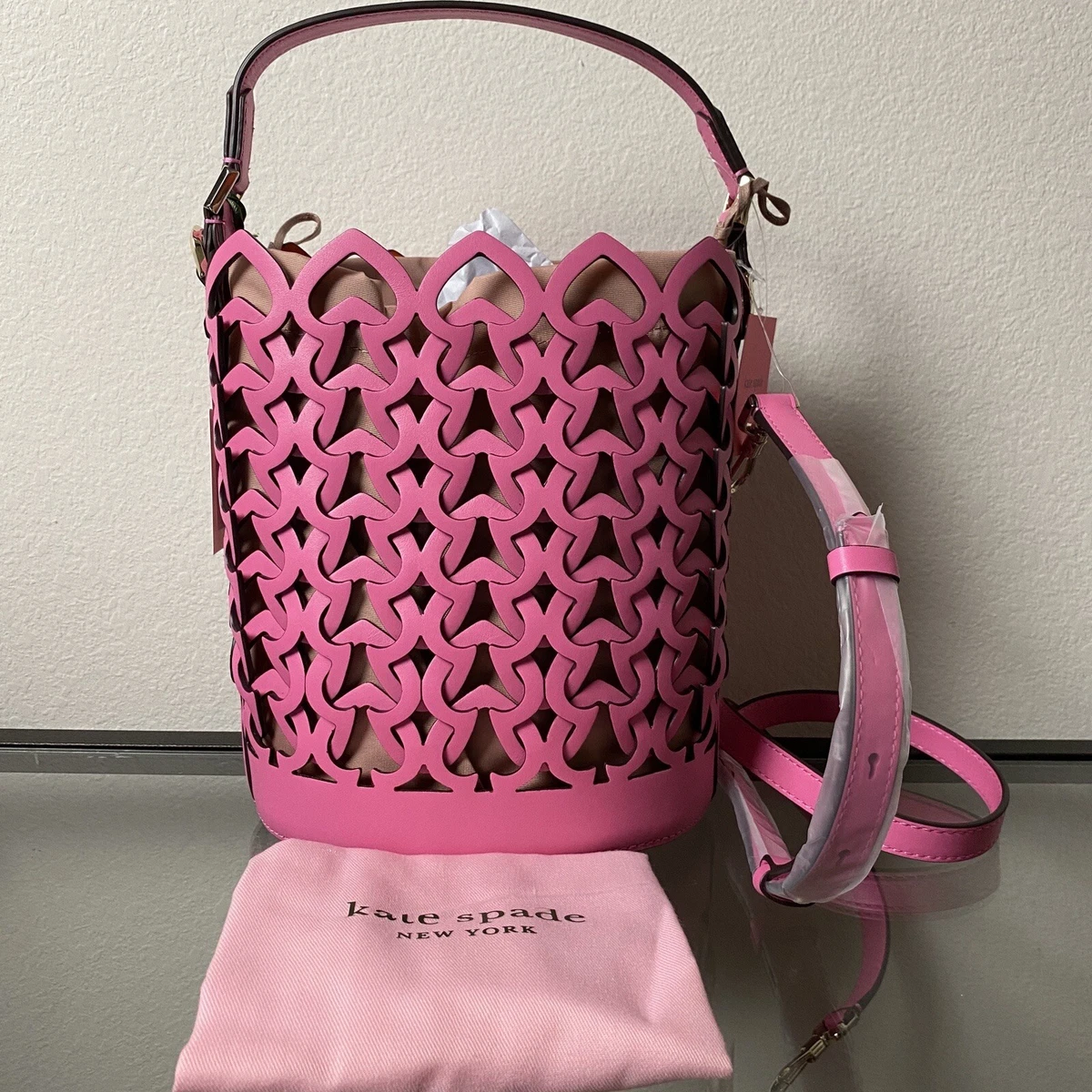 Kate Spade Small Dorie Leather Bucket Bag eBay