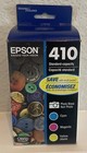 Epson - 410 Standard Photo Black, Cyan , Magenta, & Yellow Ink - 4 Cart. Combo
