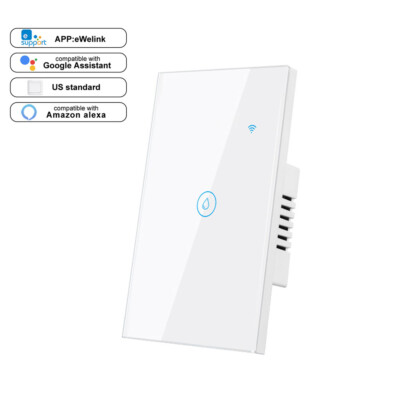 eWelink WiFi US Smart Boiler Touch Switch Water Heater Control 20A Voice Control