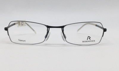 Eyeglasses Frames Woman Black Titanium Rectangular Cafe R 4626 B