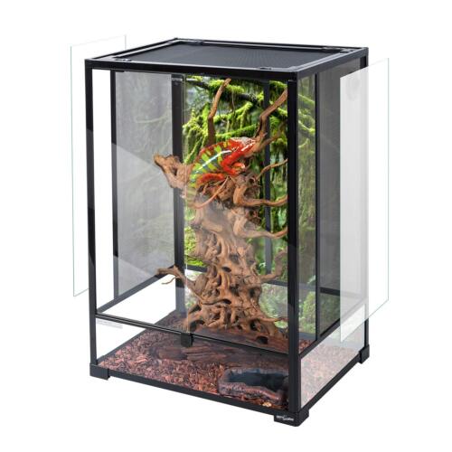 24" x 18" x 36" Reptile Tall Glass Terrarium Rainforest Habitat Double Hinge ...