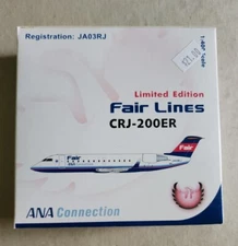 NEW PHOENIX MODELS ANA ALL NIPPON IBEX FAIR LINK CRJ-200 1:400 JA03RJ PH4ANA183