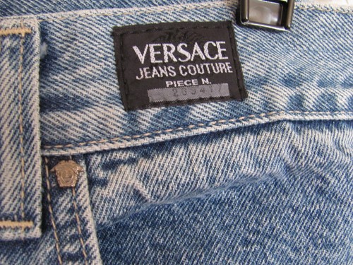 Versace Jean Couture Tapered Jeans -Italy- Men's Size 34 Fit a Size 30 L 33.75 - Picture 6 of 12