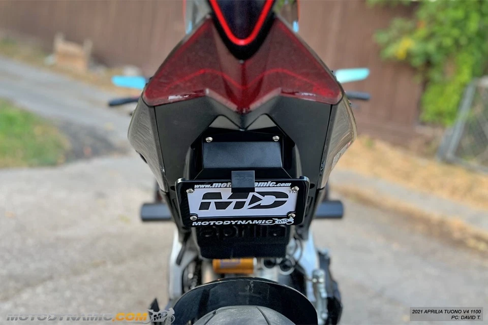 Fender Eliminator Low Profile Tidy Tail Se adapta 2021-25 Aprilia RSV4 Tuono V4 1100 Foto 3 de 4