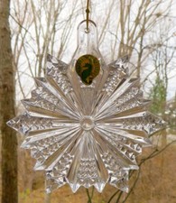 Waterford 2012 Annual Snowcrystal Snow Crystal Christmas Ornament Mint NIB