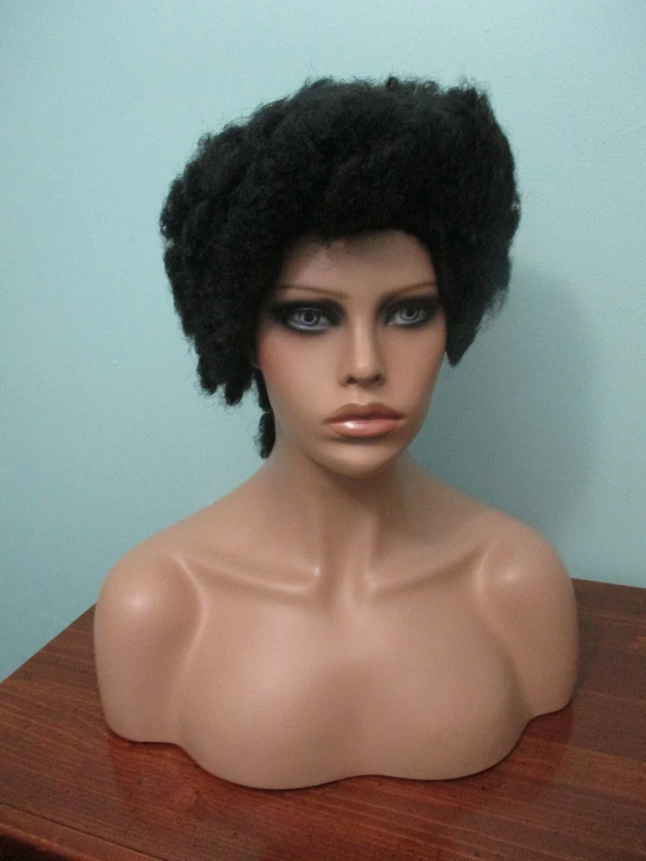 6" black curly AFRO WIG by SEPIA / WEST BAY - Image 2 of 4