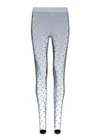 MARINE SERRE Silver Reflective Leggings Size 14 (L) GENUINE RRP £400 #N7