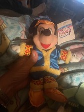 Disney Bean Bag Plush CHINESE COSTUME MICKEY Stuffed Animal 10 inch