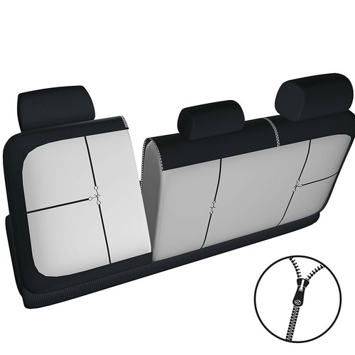 COPRISEDILI FAIRMONT PER FIAT 500 L FODERE AUTO GRIGIO FODERINE COMPATIBILI agu - Foto 3 di 5