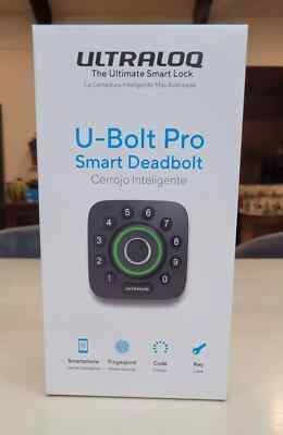 Ultraloq U-BOLT-PRO-UB01 Bluetooth Enabled Fingerprint and Keypad Smart Deadbolt