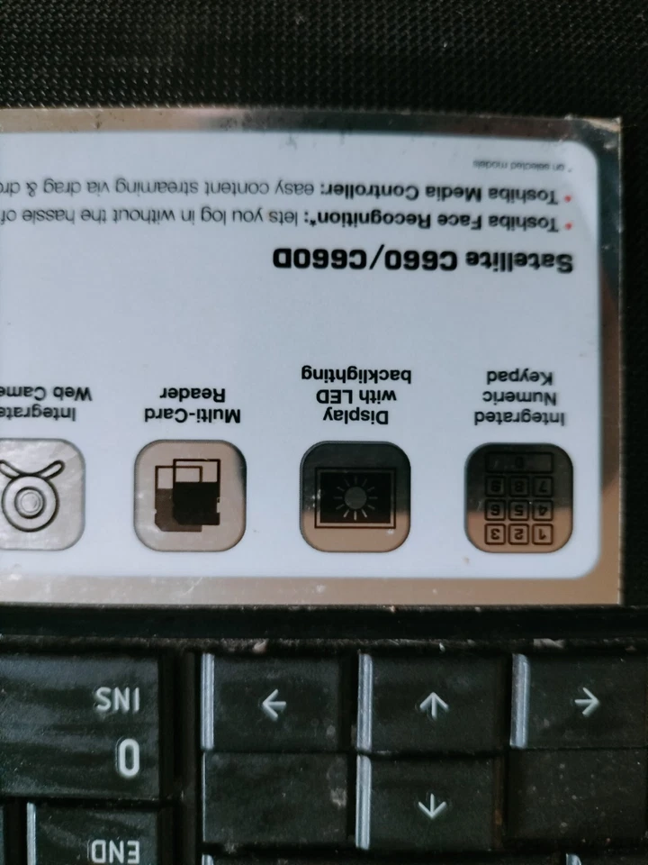 toshiba satellite c660d C660-26H laptop - Image 3 of 4