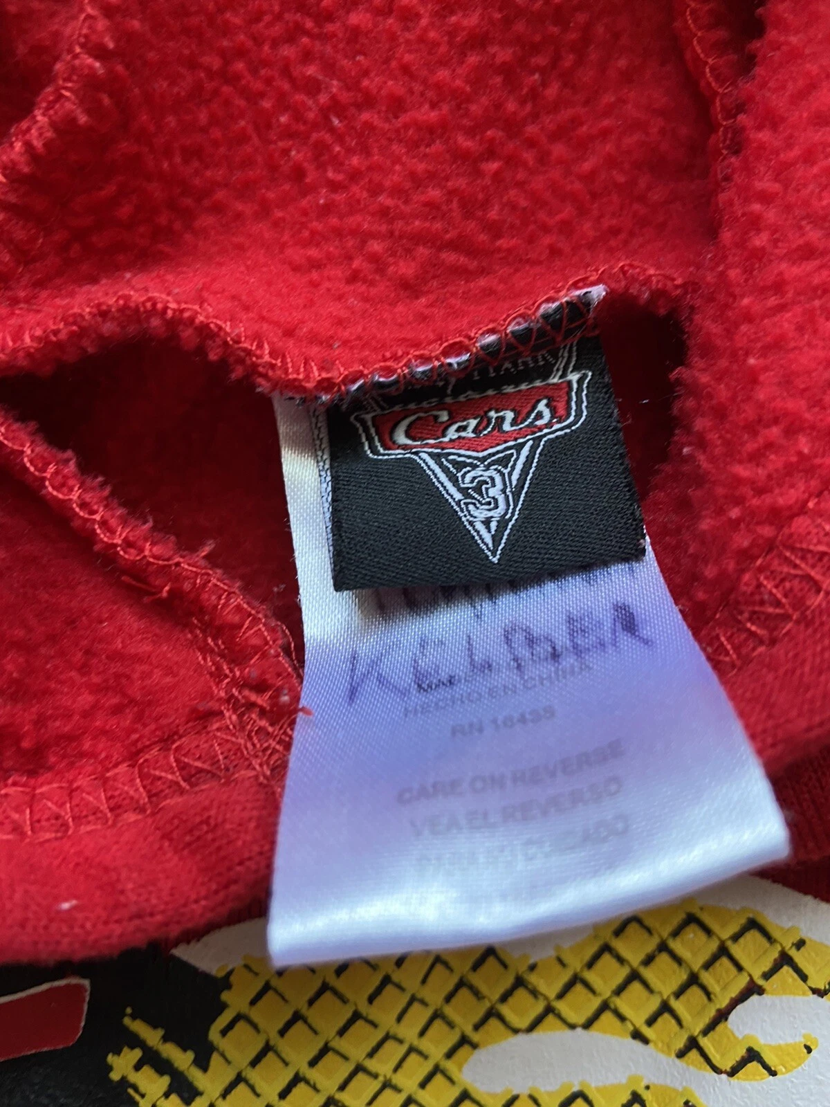 ALEXANDER MCQUEEN Felpa con cappuccio Disney Lightning McQueen ragazzo taglia 7