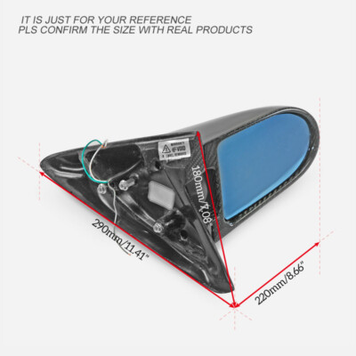 For Nissan Z32 300ZX (LHD) Carbon Fiber Rearview Mirror