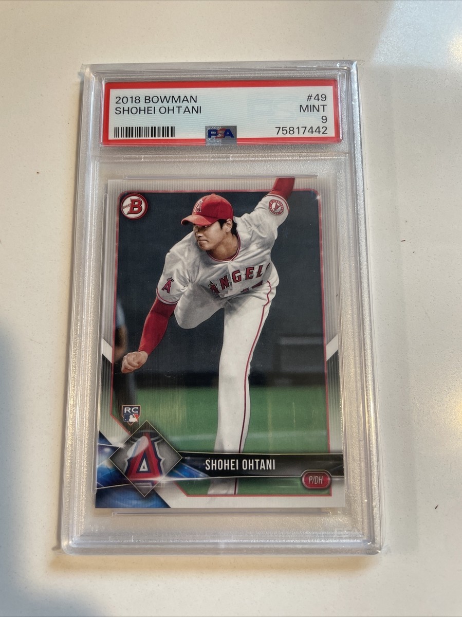 2018 BOWMAN 49 大谷翔平 RC PSA 10 2018 BOWMAN #49 SHOHEI OHTANI 大谷翔平 PSA10 RC 鑑定済 PSA10