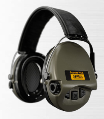 Sordin 75302-X/L-S Elektronischer Gehörschutz Supreme Pro X Headband Grün