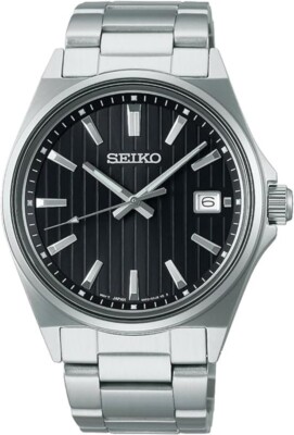 SEIKO SBTH005 ブラック Seiko Selection SBTH005 Classic Stainless Steel Quartz Men Watch