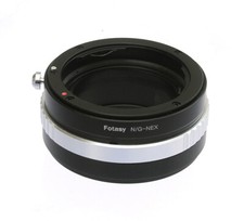 Nikon G AF-S Lens to Sony E Mount Adapter Aperture Control a6000 a6100 a6300