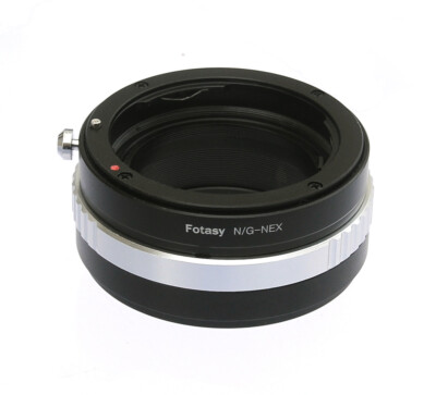 Nikon G AF-S Lens to Sony E Mount Adapter Aperture Control a6000 a6100 a6300