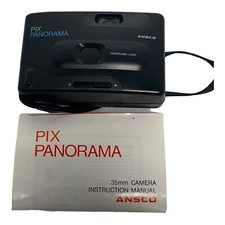 Vintage ANSCO PIX PANORAMA Compact 35mm Film Camera With Panoramic Lens