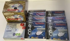 22 TOTAL 74-80 Minute Recordable Music CD-R New/Sealed Maxell Memorex Verbatim