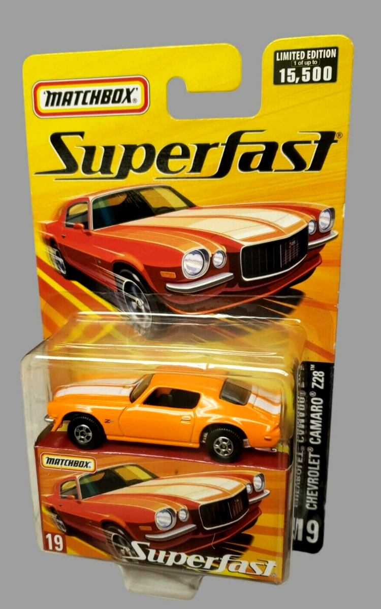 2005 Matchbox CHEVROLET CAMARO Z28 Orange #019 Superfast Limited