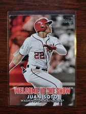 2022 Topps Series 1 Welcome to the Show Gold Juan Soto WTTS-11 Nationals