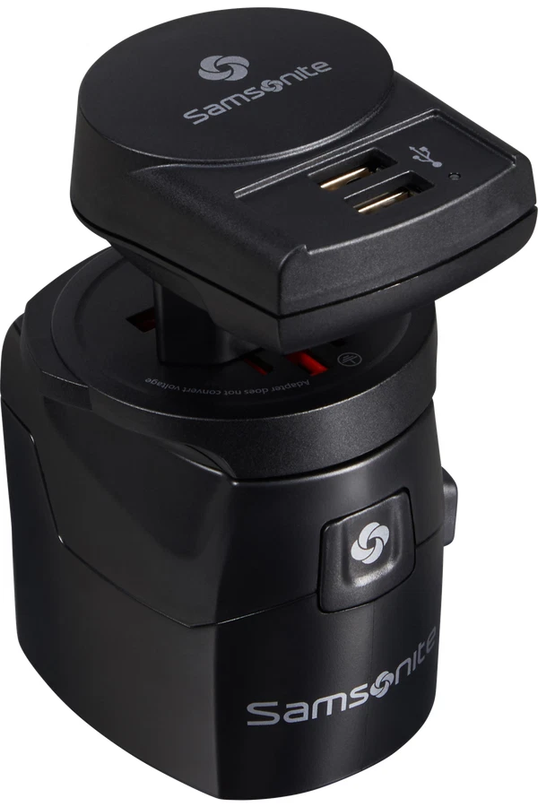 Samsonite Travel Accessories - World Adapter Pro 3+USB, Black. - Image 4 of 4