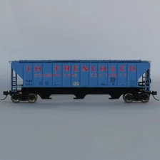 N Trainworx 24480-01 PS 4427 covered hopper IH French & Co. Rd# TLDX 6854