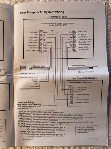RCS Thermostat TZ45R 001-1773 24v Zwave USA made! - 第 5/9 張圖片