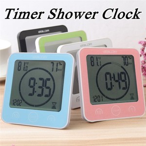 Home Waterproof Lcd Shower Alarm Clock Temperature Humidity Meter Image Is Loading Home Waterproof Lcd Shower Alarm Clock Temperature Humidity