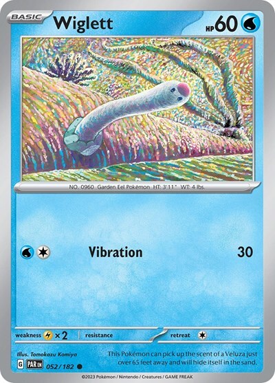 Pokemon Wiglett (52/279) Paradox Rift LP