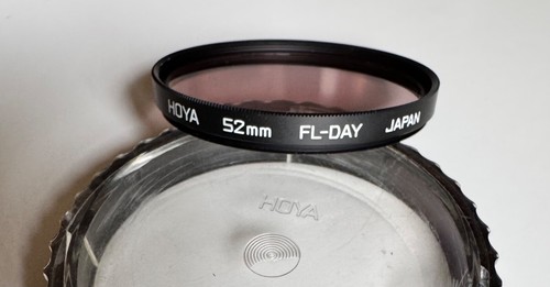 Hoya 52mm FL-W and FL-D Fluorescent Glass Lens Filters With Hoya Cases, Japan - Picture 7 of 9