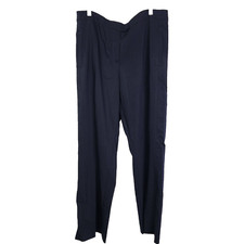 ESCADA Womens Size 44 Wool Blend Dress Pants Trousers Dark Navy Blue