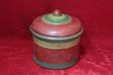 Old Vintage Vegetable paint Wooden Tika Box Home Decor Rustic Collectible