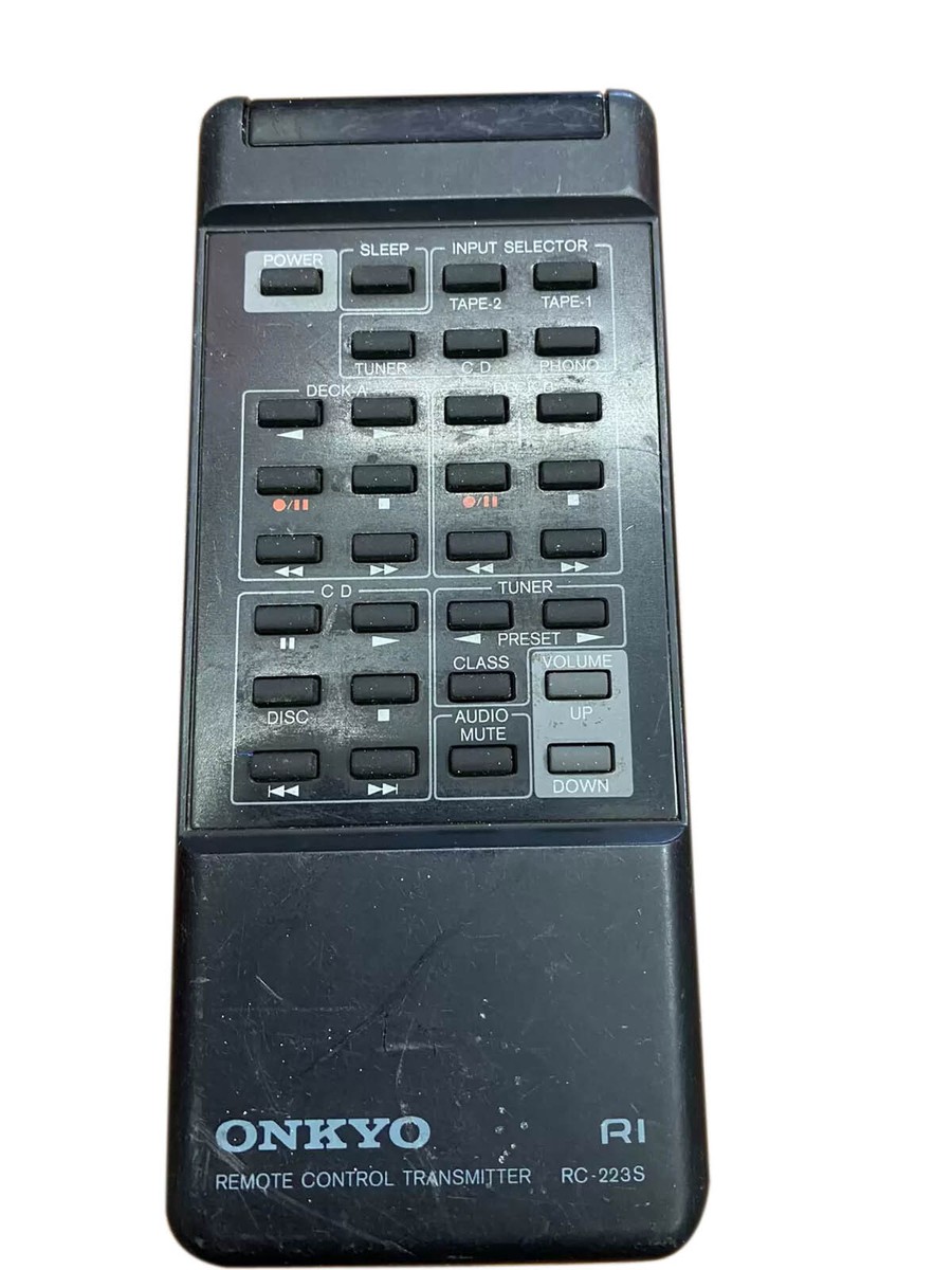 Original Onkyo Amplifier Combination Stereo Remote Control RC-223S