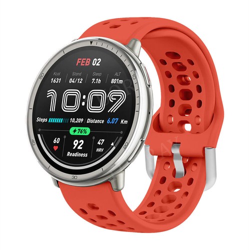 For Huami Amazfit Active 2 Silicone Sport Band Strap Replacement Bracelet Wrist - Picture 5 of 64