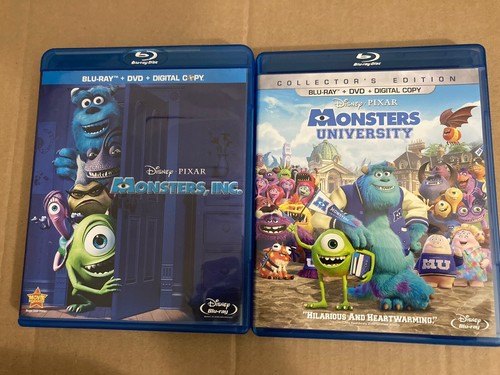 Monsters, Inc. (Blu-ray Disc, 2009) & Monster University Disney 2 Movies - 第 1/2 張圖片