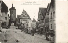 CPA AK Rothenburg- Am Plonlein I.d. Schmiedgasse GERMANY (1074979)