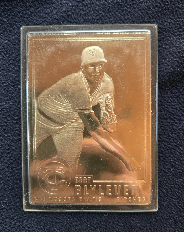 Lote de 20 tarjetas de béisbol 1996 Danbury Mint oro 22KT como nuevas Foto 4 de 4