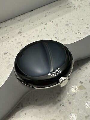 Google Pixel Watch 41mm Polished Silver Stainless Steel Case