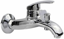 Rubinetto vasca a muro miscelatore doccia monocomando da bagno regolabile 52329