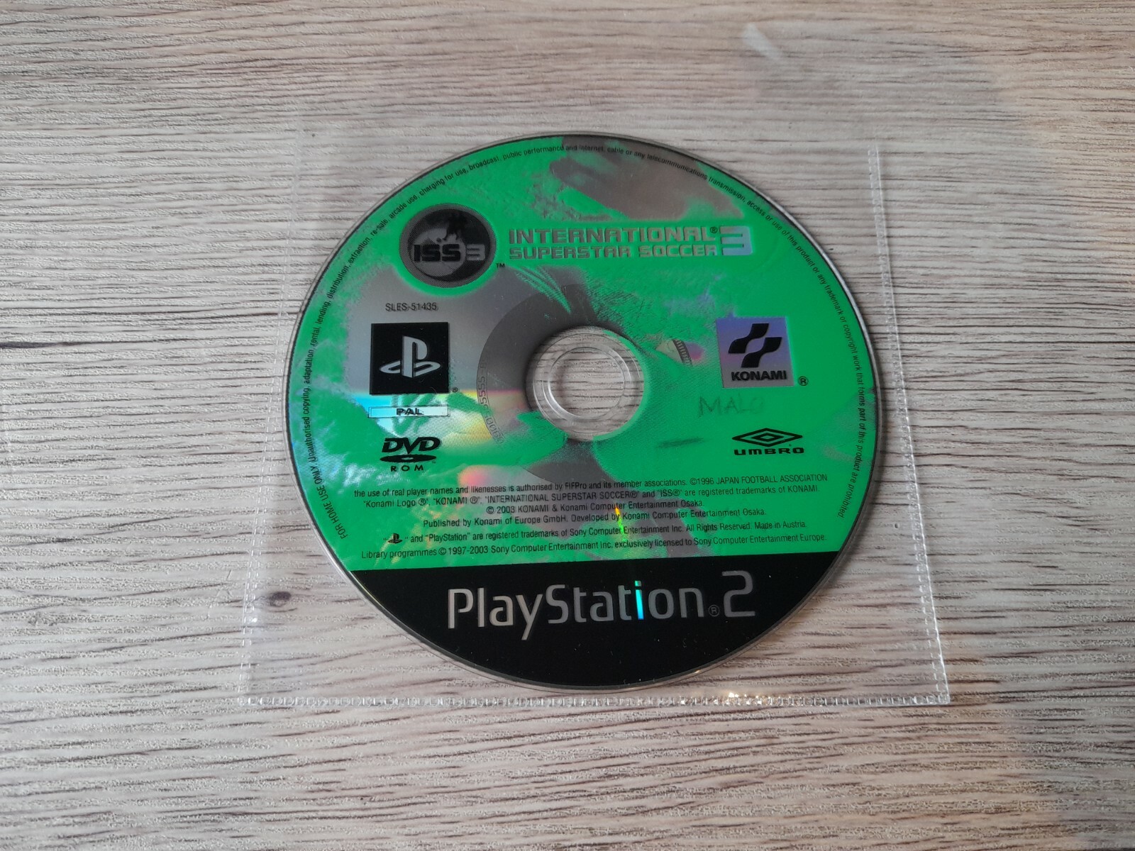 ISS 3 INTERNATIONAL SUPERSTAR SOCCER 3 JEU SONY PS2