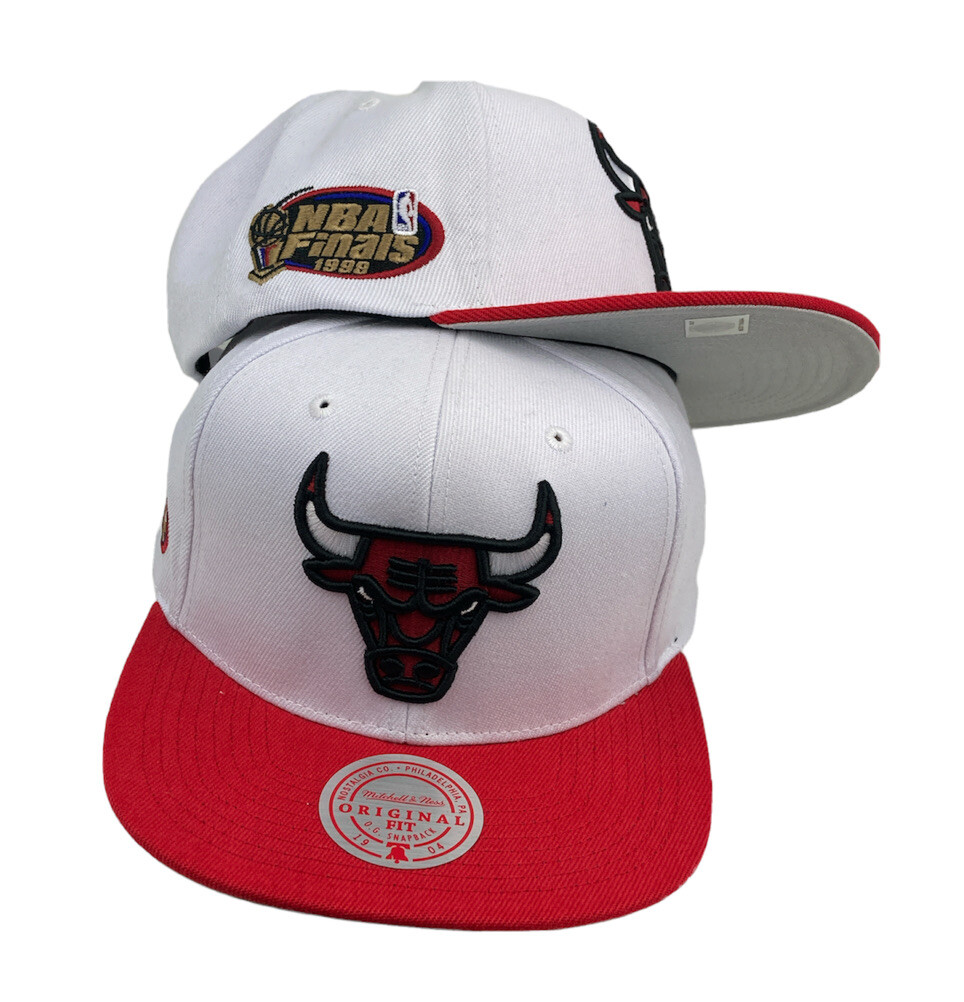 帽子 AILEEN only ,NBA Chicago bulls Chicago bulls NBA Finals Cap NBA Mitchell & Ness white, Red | eBay