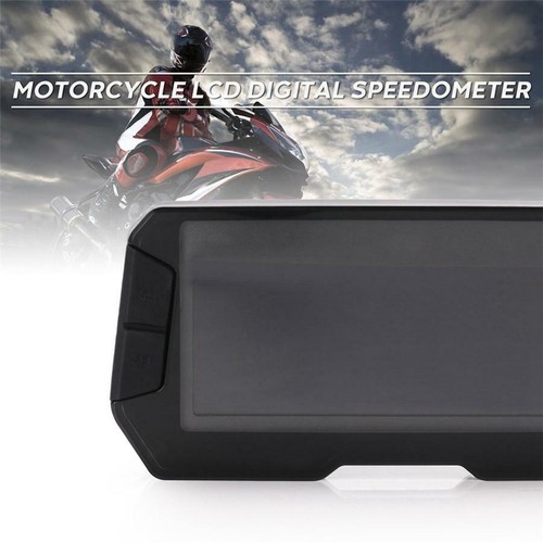 12V Motorcycle Digital Speedometer Odometer RPM Speed Fuel Gauge Universal - Picture 7 of 12
