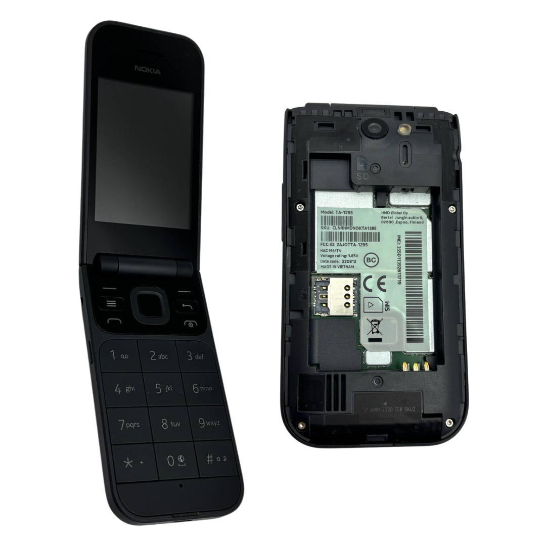 Nokia 2720 Flip Phone TA-1295 KaiOS 4GB Locked Verizon 2MP Camera