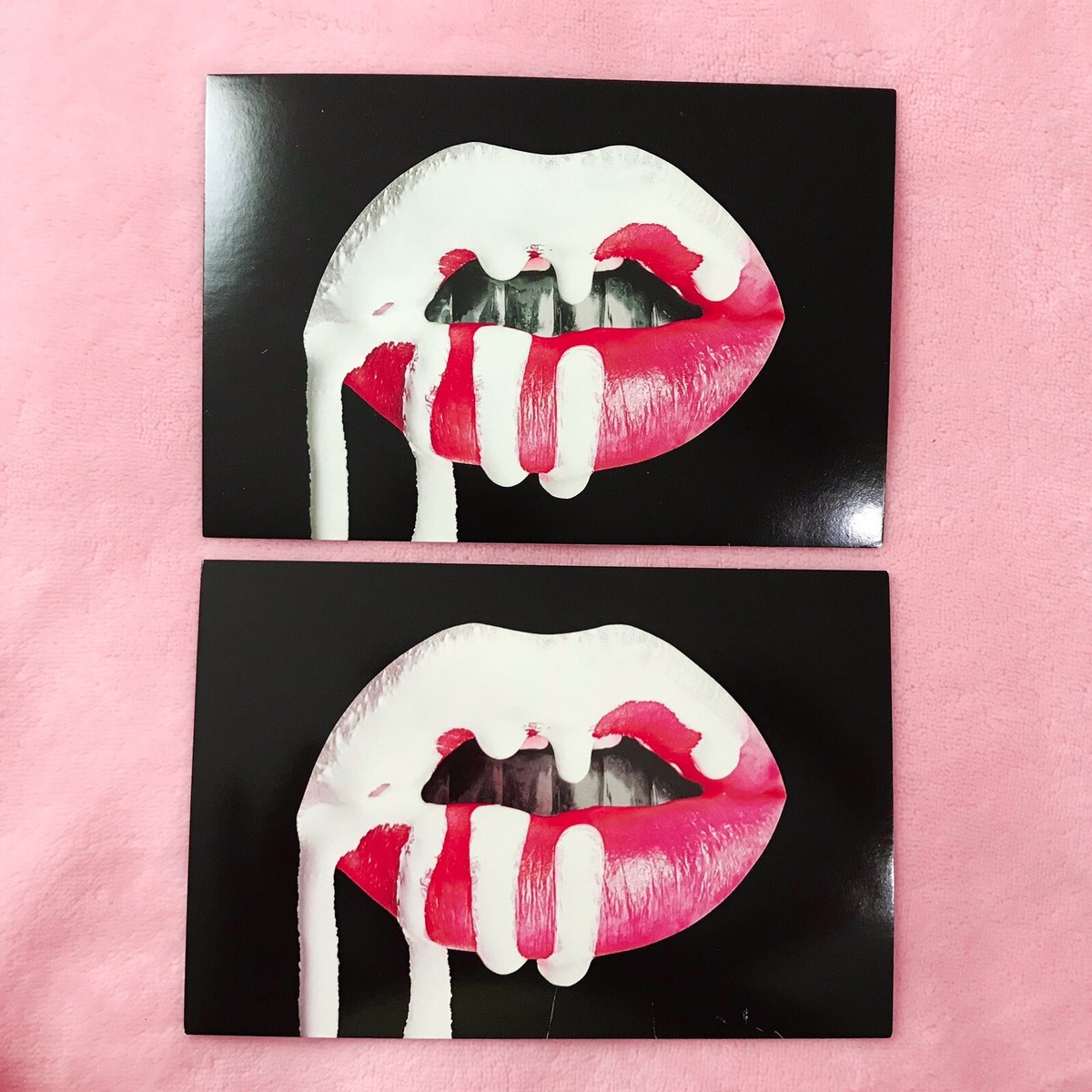 Kylie Cosmetics Official Lipstick Thank You Cards (Kylie Jenner