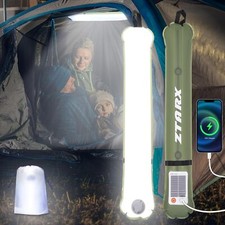 ZTARX Solar inflatable LED Tube Camping Light Outdoor Waterproof Travel Light